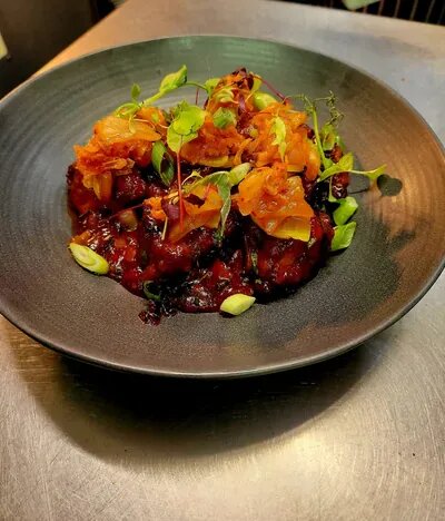 Contemporary South Asian main course